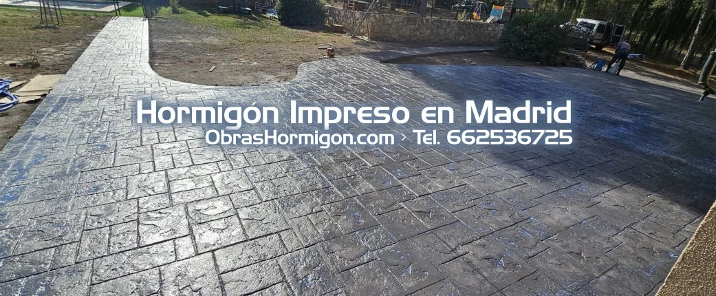 Pavimento de Hormigón Impreso Madrid